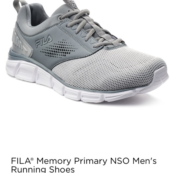 fila tennis shoes mens grey